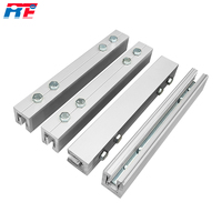 Pince de porte automatique sans perçage RETO pour systèmes de portes coulissantes automatiques en verre de 10-12 mm, quincaillerie de porte en verre