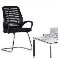 Chaise de bureau exécutive ergonomique moderne à dossier haut en tissu, siège pivotant, hauteur réglable, base en fer, accoudoirs fixes, appui-tête, hôtel