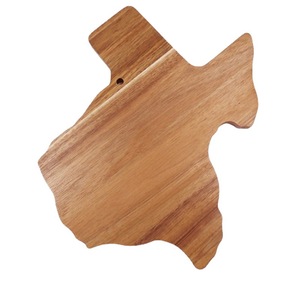 Planche à découper en bois en forme de carte du Texas 35,6x34x1,5cm, bloc de découpe multifonctionnel pour la cuisine - Product Image 5