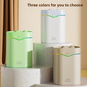 New 2L Three-spray Water Drop USB Air <b>Humidifier</b> Aromatherapy Household Use Timing Function Quiet Operation Portable Office Desk - Product Image 5