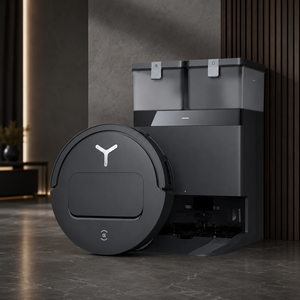 Aspiradora Robótica T50 Pro Inalámbrica, Limpieza en Seco y Húmedo, Fregado Sónico, Control por Aplicación, Autolimpieza, para Hogar, Hotel, Garaje - Product Image 2