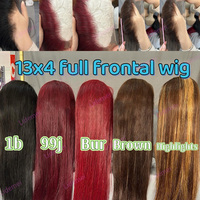 Nouveau design 613 avec # Perruque Lace Front en Cheveux Humains Raides, 27 Couleurs, SDD, Cheveux Indiens Bruts, Densité 300%, 13x4 13x6