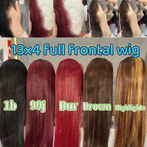New Design 613 with #27 Color Highlight <strong>Wig</strong> SDD Raw Indian <strong>Hair</strong> 300% Density 13x4 13x6 Straight <strong>Wigs</strong> <strong>Human</strong> <strong>Hair</strong> Lace Front - Product Image 6