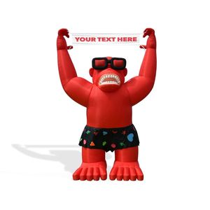 Custom Giant PVC Gorilla <b>Inflatable</b> Advertising Balloon Mascot Model for <b>Car</b> Dealership Includes Oxford Blower - Product Image 3