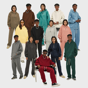 Hoodie Các Nhà Sản Xuất Nặng Nặng Đau Khổ Trống Thời Trang Đường Phố Unisex Quá Khổ Của Phụ Nữ Cần Thiết Của Nam Giới Hoodies & Áo Nỉ - Product Image 4
