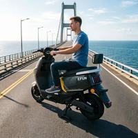 Ticari Toptan Elektrikli Motosiklet 1000W Stabil Sürüş Yetişkin Günlük Seyahat E-Scooter