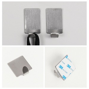 Yutuo Stainless Steel <b>Wall</b> <b>Hook</b> 304 Single <b>Hook</b> Self Adhesive For Bathroom Kitchen Entryway Coat Hat <b>Key</b> Storage - Product Image 1