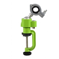 Support de perceuse électrique pivotant à 360 degrés avec pince de serrage pour banc, support universel pour meuleuse, idéal pour le bricolage et la fabrication de bijoux