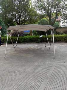 ISURE MARINE Bateau <span class=keywords><strong>Ponton</strong></span> Bimini Top Tissu <span class=keywords><strong>Toile</strong></span> Avec Botte - Product Image 3