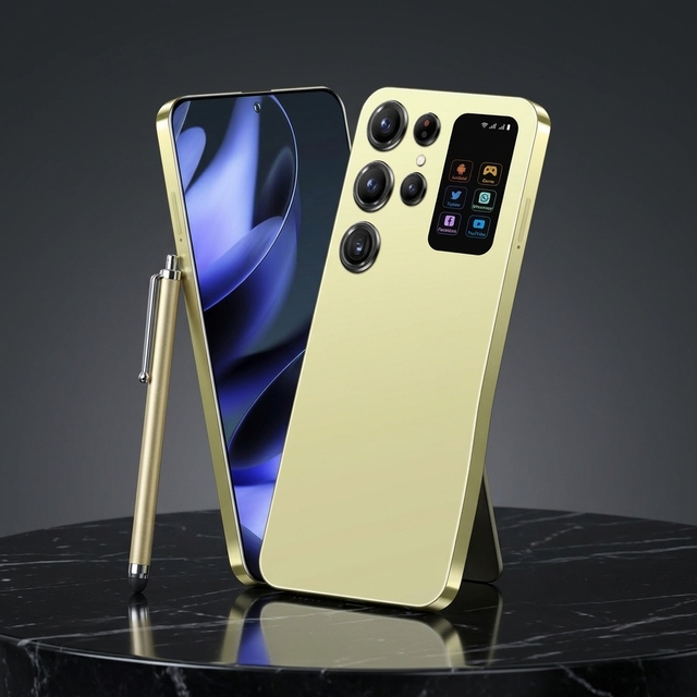 Sleek Design Unlock Original S26 Ultra 5G LTE Smart Mobile Phone 7.3-inch HD OLED 90Hz Screen 16GB RAM+1TB Storage Deca Core
