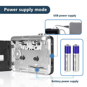 Reproductor de Casetes Estéreo con Función de Reversa Automática, Altavoz Externo Desmontable Portátil, Convertidor Digital de Casete a MP3 por USB - Product Image 4
