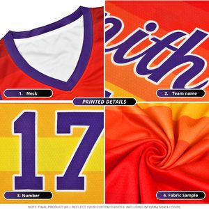Uniforme de Baloncesto Personalizado Sublimado de Secado Rápido con Cuello en V Unisex para Adultos Personalizado con Nombre y Número - Product Image 5