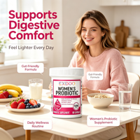 Probiotiques Marque Blanche pour Femmes : Équilibre du pH avec Prébiotiques et Lactobacillus – Complément pour une odeur vaginale saine – Capsules