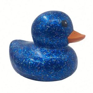 2.95 Inch Glitter Rubber Ducks Toy 6 Colors Assortment <b>Bath</b> Gifts Fidget Stress Relief Toys for Baby Kids Showers Summer Pool - Product Image 3