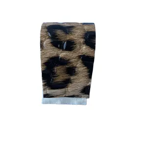 Vendita calda in rilievo leopardo stampato specchio vernice ecopelle PVC per borse fai da te accessori artigianali orecchini e scarpe