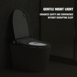 Inodoro Inteligente <span class=keywords><strong>MUBI</strong></span> de Cerámica con Sifón en Forma de <span class=keywords><strong>S</strong></span> Alargado, Asiento con Calefacción, Bidé Automático Montado en el Suelo, Artículos Sanitarios - Product Image 3