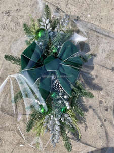 Guirlande de Noël pour escalier, décoration d'escalier, ornement, guirlandes et couronnes de Noël - Product Image 6