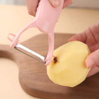 Dubbelzijdige roestvrijstalen aardappel- en groenteschiller, handmatige fruit- en kaasschaaf