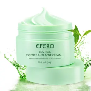 EFERO Skin Care Oil Control Acne Treatment Marks Scar Removal Natural Tea Tree Oil Face Cream