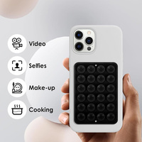 Coque de Téléphone en Silicone Durable à Forte Adhérence avec Ventouse Adhésive, Support Mains Libres pour Selfies et Vidéos, Nouveauté pour Diwali et la Fête des Mères