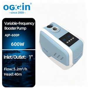 Pompe électrique domestique intelligente AJ-600P à onduleur, auto-amorçante, périphérique, avec moteur de surpression <span class=keywords><strong>automatique</strong></span> à fréquence variable, OEM - Product Image 1