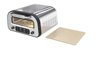 Four à pizza électrique compact GTPZ15-D 1800W, 15L, 220-240V, prise VDE, 12 pouces, en acier inoxydable, pour usage domestique