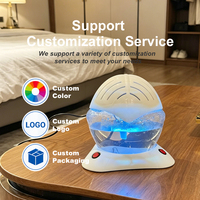 Diffuseur d'huiles essentielles à lumière LED électrique en gros, soins à domicile, revitalisant d'air et d'eau avec ioniseur