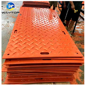 Tapis de protection du sol texturés antidérapants, légers et emboîtables, pour lignes de transmission, plateformes de forage et construction en zone marécante - Product Image 3