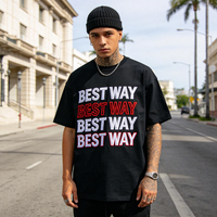Camiseta de Diseño Elegante para Hombre, Estilo Urbano, Impresión por Transferencia de Calor, Blanca, 100% Algodón Jersey, Talla Grande, Estilo Hip Hop, Ecológica y Transpirable