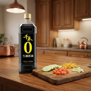 Salsa de Soja Ligera Premium de Fabricante Chino de Alimentos, Certificada Halal y BRC, Precio al por Mayor en Botella - Product Image 1
