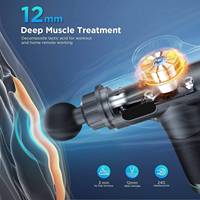 Haute Qualité Mini Portable Tête Oem Pistolet De Massage Amazon Fascia Pistolet Muscle Relax Corps Masseur Pistolet Avec Moteur Brushless