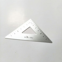 Règle flexible en métal à courbe française, triangle et droite, 30 cm