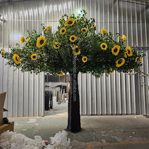 Albero di girasole foglia verde albero dei desideri personalizzato in fabbrica - Product Image 4