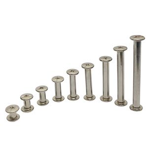 Tornillos roscados de 4 mm de diámetro exterior y 5 mm de diámetro interior, abrazadera de sujeción para álbumes de fotos, accesorios de columna con tornillo macho y tuerca hembra - Product Image 5