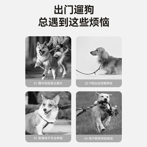 Laisse rétractable automatique pour chien, 10m, verte et noire, pour animaux de compagnie de grande, moyenne et petite taille, en matériau ABS, accessoires pour animaux de compagnie - Product Image 3