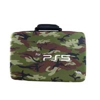 Étui de protection rigide avec fermeture éclair pour manettes PS5 et sac de rangement - Grande capacité, design décontracté et durable