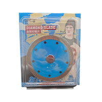 Lame diamantée turbo industrielle OEM super fine de 115 mm avec une épaisseur de 1,2 mm et 114 dents pour carrelage céramique et porcelaine