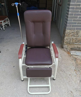 Banc d'attente pour patients, chaise d'infusion, mobilier hospitalier d'occasion pour salle de transfusion et de réception, JIEDE JD-SD03 Bleu Confortable Stable