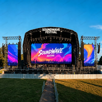 Pantalla LED HD de Alquiler RAYBO P4.81, Pantalla LED de Pared con Empalme Libre, Pantalla LED Móvil para Exteriores, Pantalla LED para Escenarios de Festivales de Música
