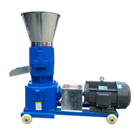 Machine à granulés à plat multifonctionnelle pour la fabrication de balles de riz et d'aliments pour volailles, avec boucles durables.