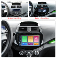 MEKEDE-M Commande Vocale Android 9 4 Core 1 + 16G Autoradio DVD Stéréo Lecteur GPS Pour Chevrolet Spark 10-14 Radio Vidéo WIFI BT CFC