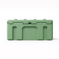 OEM ODM Boîte de transport robuste en plastique rotomoulé 50L, anti-poussière, résistance à l'eau IP67, fermeture à boucle, surface antidérapante, garantie de 3 ans