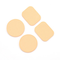 Expédition rapide, éponge à poudre ronde en latex doux, personnalisée, pour usage sec et humide, fournisseur d'éponges de maquillage cosmétiques