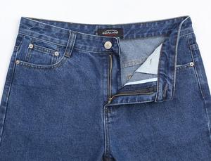 Jeans pour hommes <span class=keywords><strong>taille</strong></span> haute, amples, confortables, droits, automne et hiver, pantalons en denim épais <span class=keywords><strong>de</strong></span> <span class=keywords><strong>grande</strong></span> <span class=keywords><strong>taille</strong></span> pour hommes - Product Image 4
