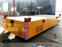 Chariot de transfert AGV électrique 25t Lei Na Heavy Industry avec navigation par code QR, certifications CE/ISO, pour manutention d'acier multi-lignes