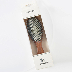 Treo hộp giấy biểu tượng tùy chỉnh rõ ràng PVC Cửa sổ bao bì hộp cho bàn chải tóc lược sản phẩm - Product Image 2