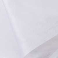 Tissu en feutre doux 100% polyester, non tissé, aiguilleté, thermocollant, imperméable, respirant, uni, entoilage