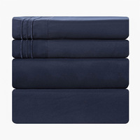 Ensemble de draps de lit bon marché, vente en gros, lot de draps de lit en coton pour hôtel, ensemble de draps de terre et taie d'oreiller