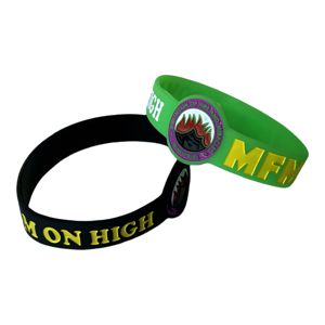 Pulsera de Silicona Personalizada de 12 mm para Iglesia en Nigeria, Brazalete de Goma con Logotipo Personalizado en Relieve - Product Image 4