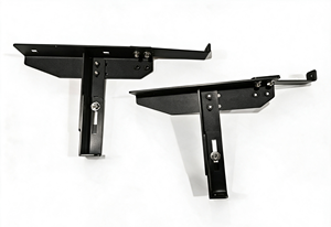 Sheet Metal Fabrication Pickup <b>Tool</b> Chest Powder Coated Black Sliding Drawer Organizer with <b>Lock</b> Handle Separator Plates - Product Image 3